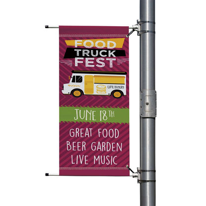 24" x 96" Nylon Boulevard Banner Single-Sided