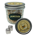 Glass Jar Whiskey Stone Gift Set