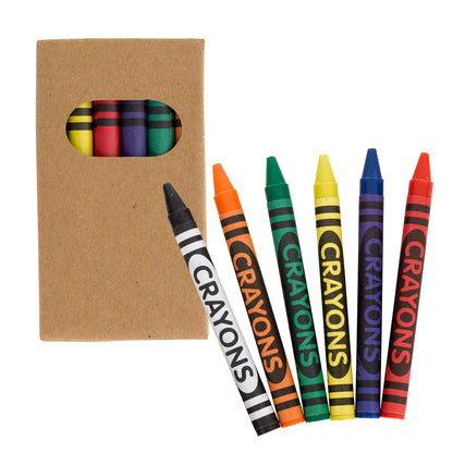 NATURAL 100% Cotton Coloring Tote Bag With Crayons