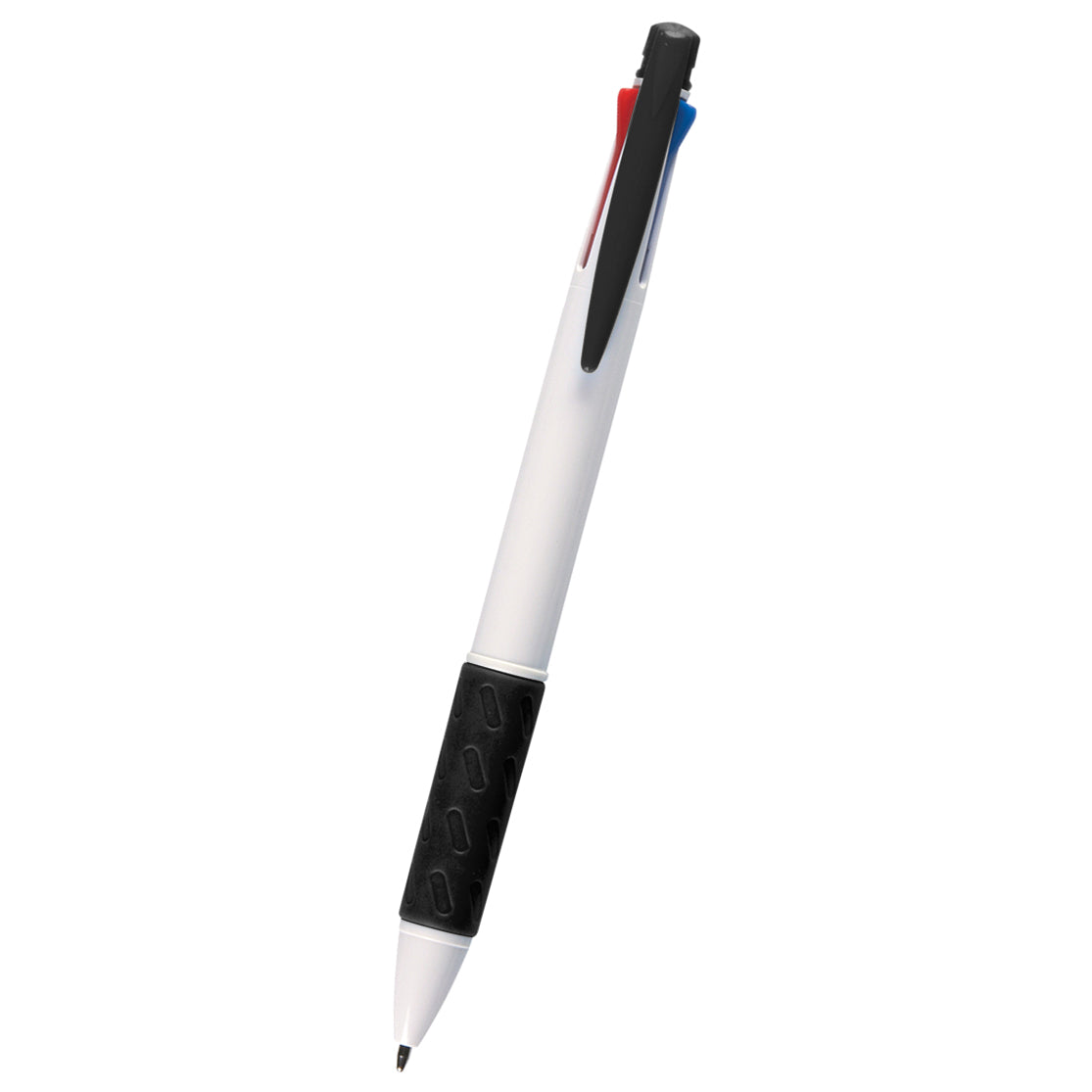 WHITE WITH BLACK 3-In-1 Pen