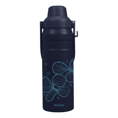 24 Oz. Summit Sip Recycled Stainless Steel Bottle With Easy Carry Handle