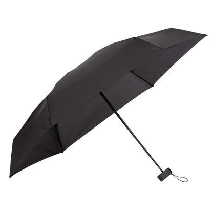 Black 37" Compact Travel Umbrella With Case