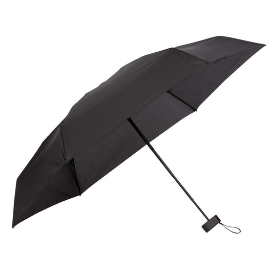 Black 37" Compact Travel Umbrella With Case