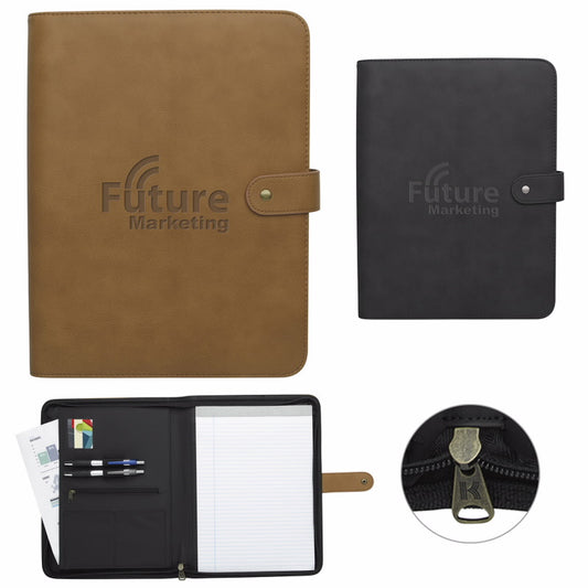 Black KAPSTON® Natisino Zippered Padfolio