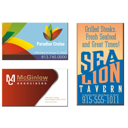 White Good Value™ Business Card Magnet