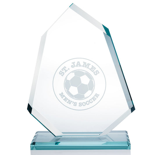 Front View of Jade JAFFA® Angular Award