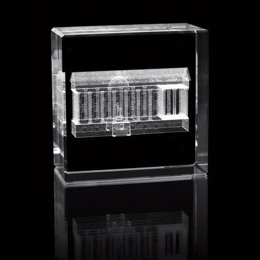 Front View of Clear Universal Source® Rectangle - Custom