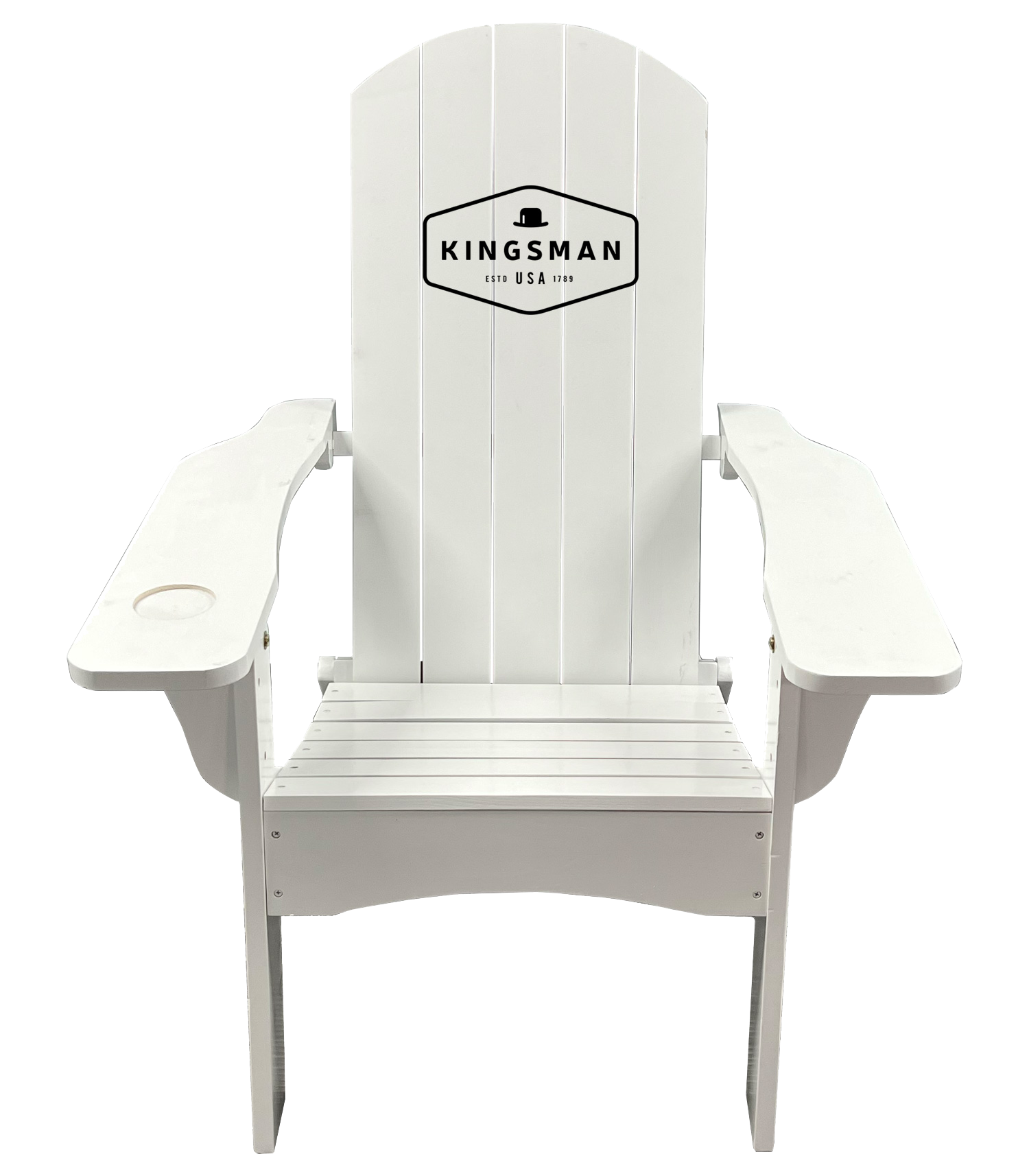 Red Wooden Folding Adirondack Chair