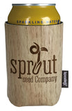 Front View of Walnut Koozie® Woody Can Cooler
