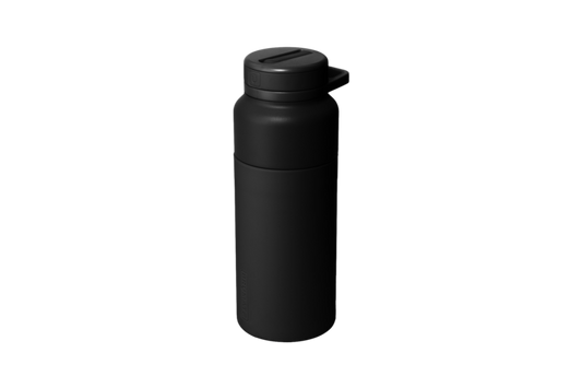 BruMate Rotera 35oz Flip Straw Water Bottle - Matte Black