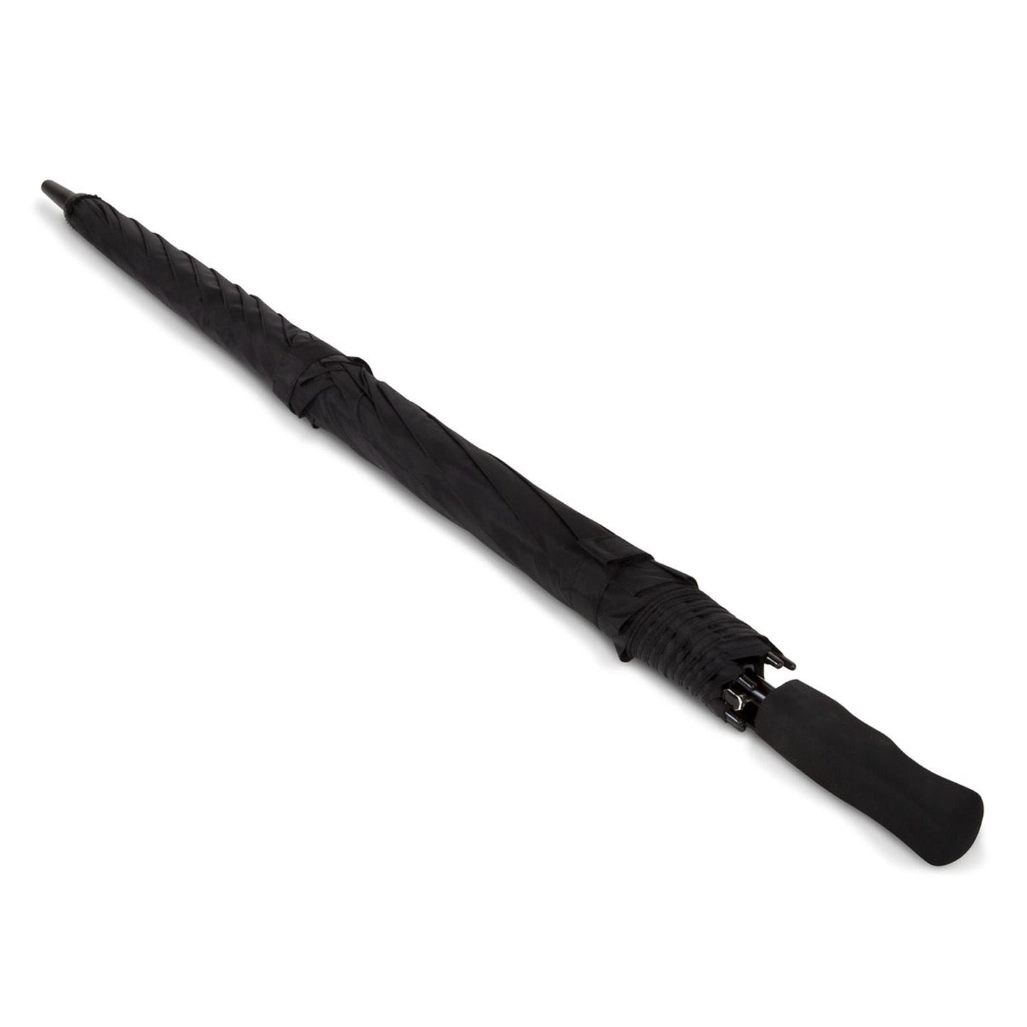Front View of Black Shed Rain™ Windjammer® 58" Vented Auto-Open Golf Umbrella
