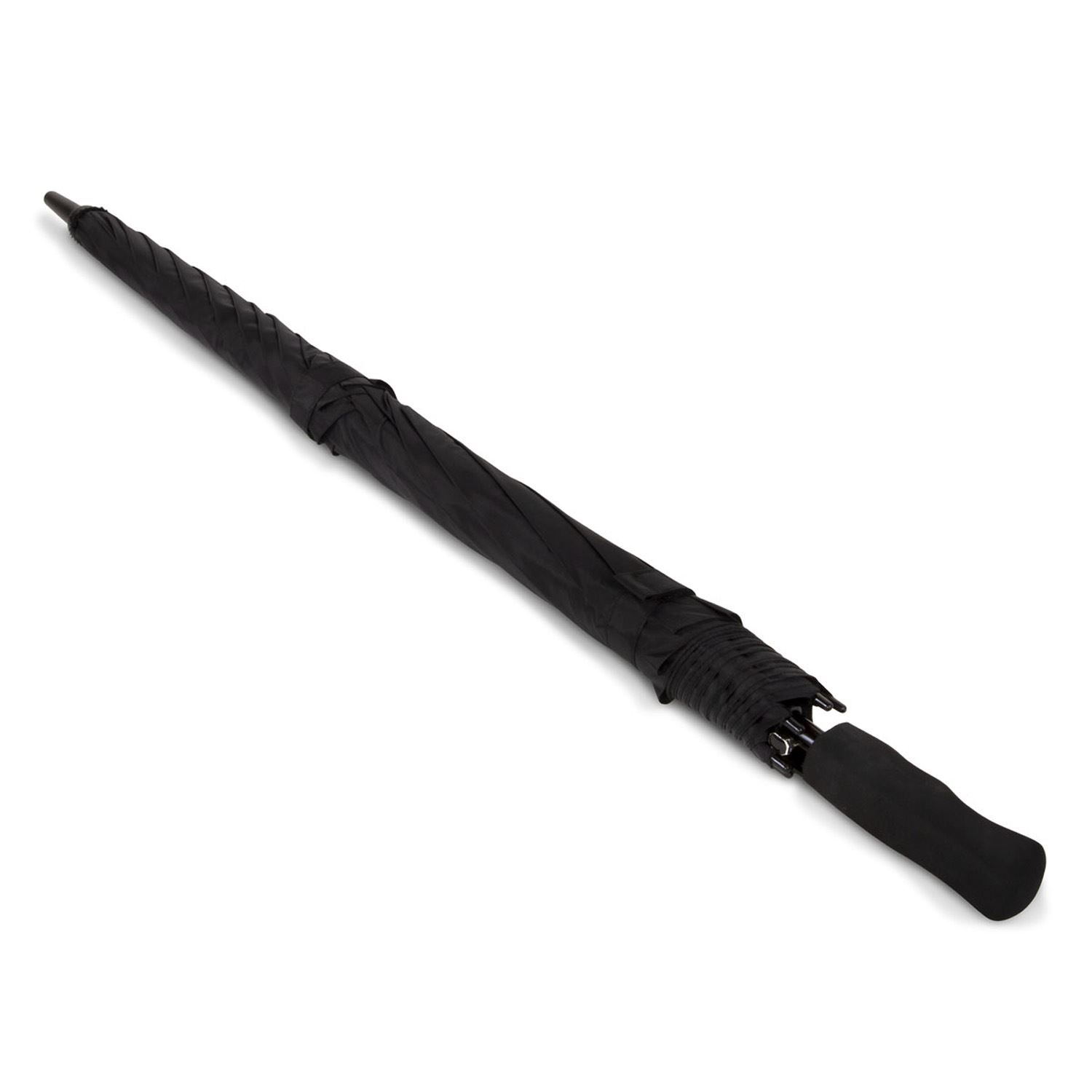 Front View of Black Shed Rain™ Windjammer® 58" Vented Auto-Open Golf Umbrella