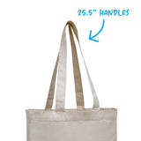 Natural V Natural Organic Gusseted Tote