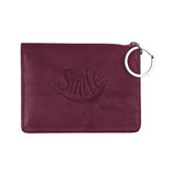 Front View of Black Andrew Philips® Leather ID Holder