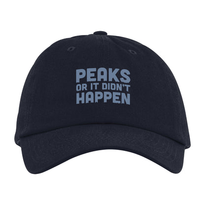 Front View of Black Good Value™ All-Around Unstructured Cap