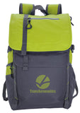 Front View of Apple Green Atchison® All-Around Adaptive RPET Backpack
