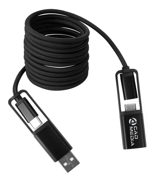 All-Over Braided Long Cable Extender