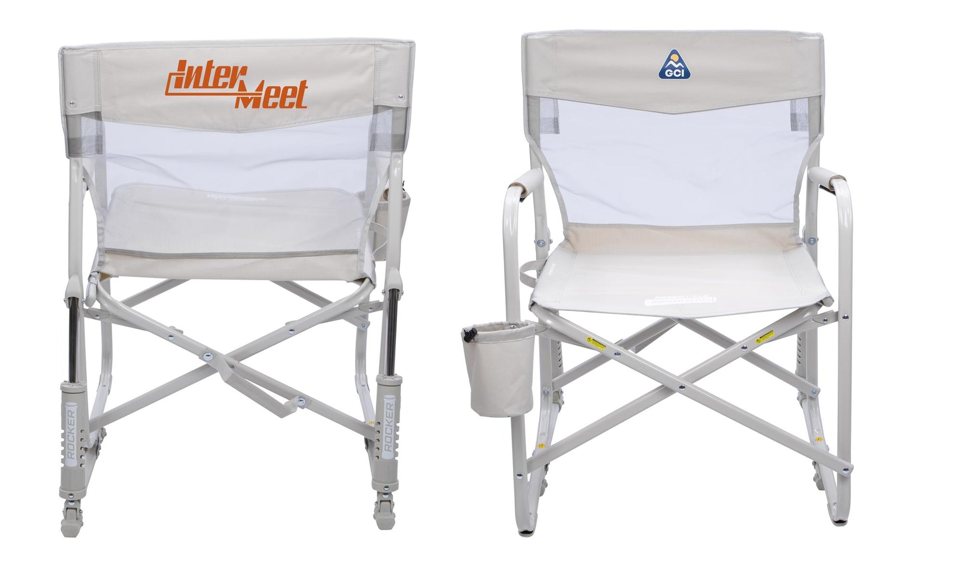 Rear View of Black GCI Outdoor® Freestyle Rocker Elite™