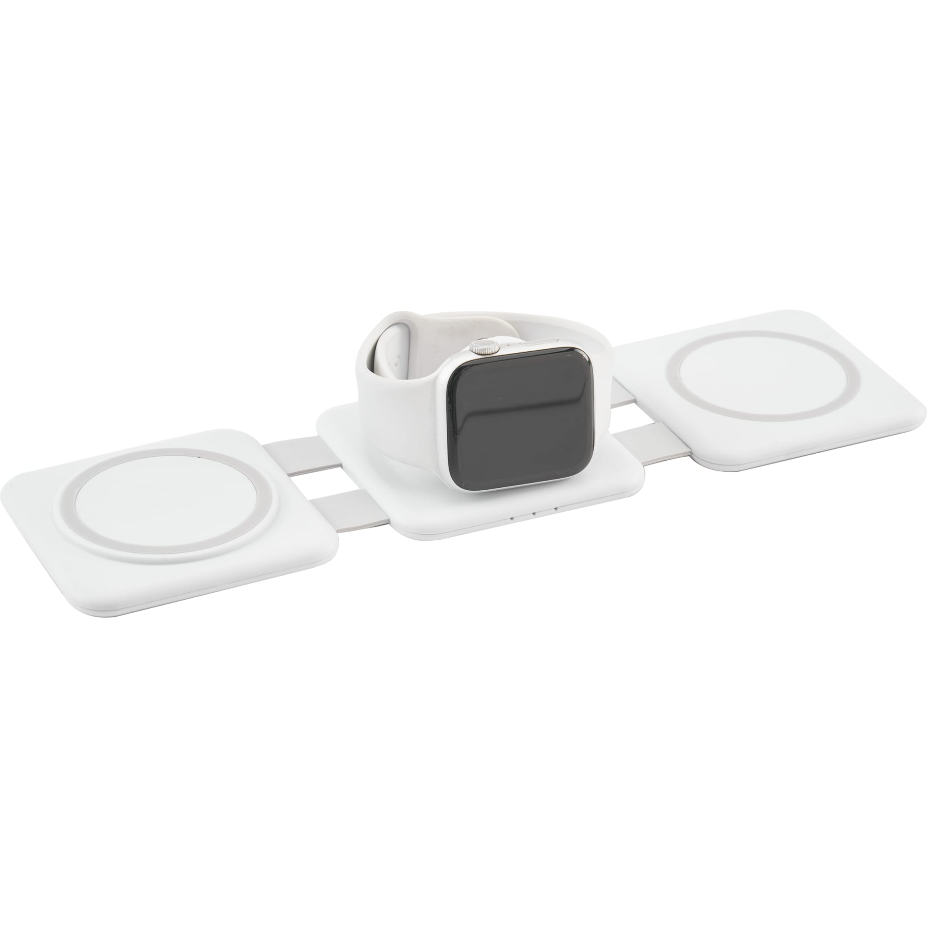 White 3-in-1 Power Fold 15W MagClick™ Wireless Chargers