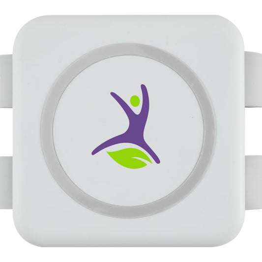 Front View of White 3-in-1 Power Fold 15W MagClick™ Wireless Chargers