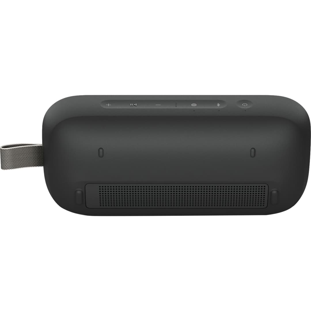 Rear View of Black Bose Flex 2 Bluetooth Speaker