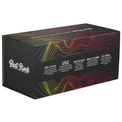 Black Beat Block Outdoor Bluetooth Party Speaker