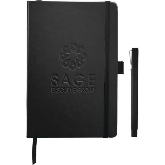 Front View of Black Nova Bound Journal Bundle Set