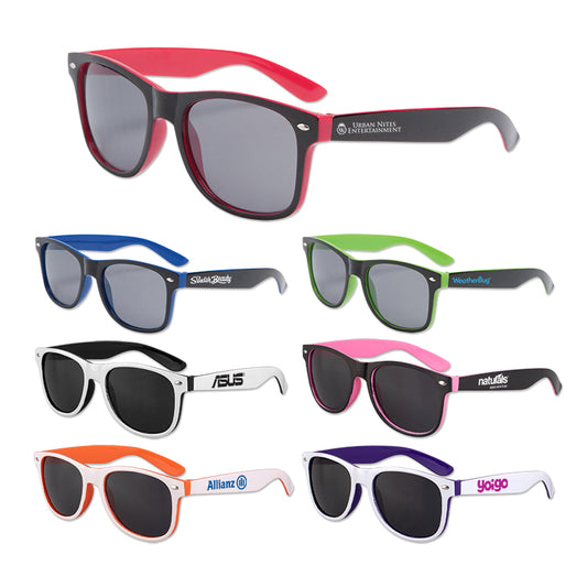 Black/White Malibu Iconic Sunglasses