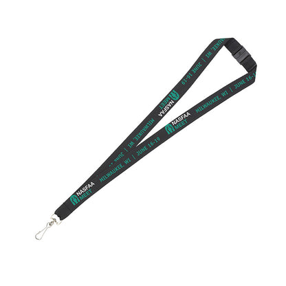 "LASALLE RECYCLED" 3/4" Import Air Ship Recycled RPET Silkscreen Lanyard