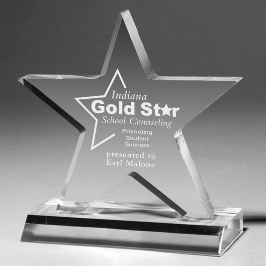 Large Star Award - Screen Printed