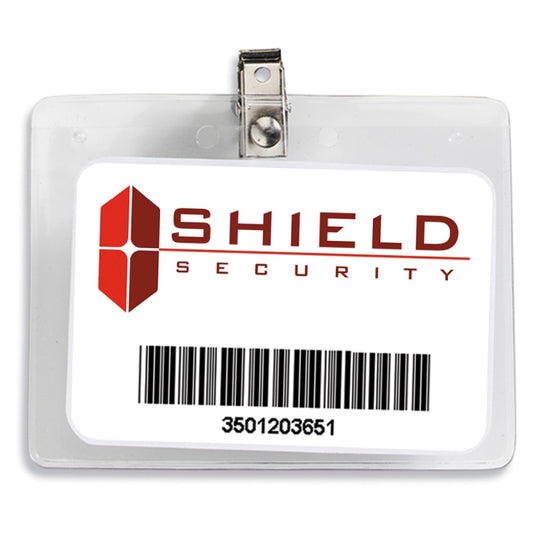 “Blue Ash H” Clear Badge Holder Fits 3” x 4” Insert