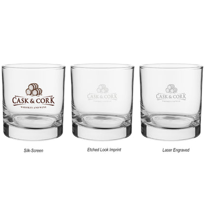 8 Oz. Whiskey Glass plain grouped
