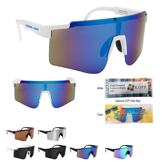 BLACK WITH BLACK Jagger Recycled Frame Sunglasses