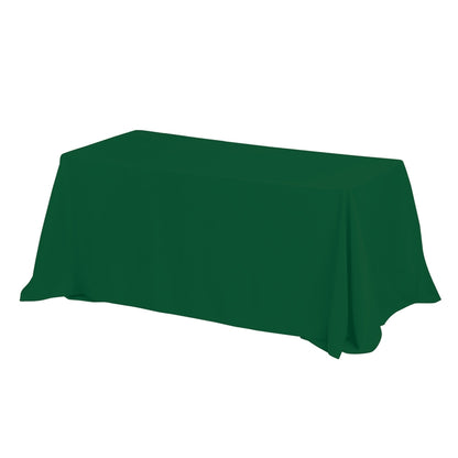 "Zenyatta Six" 4-Sided Throw Style Table Covers & Table Throws (Spot Color) / Fits 6 ft Table