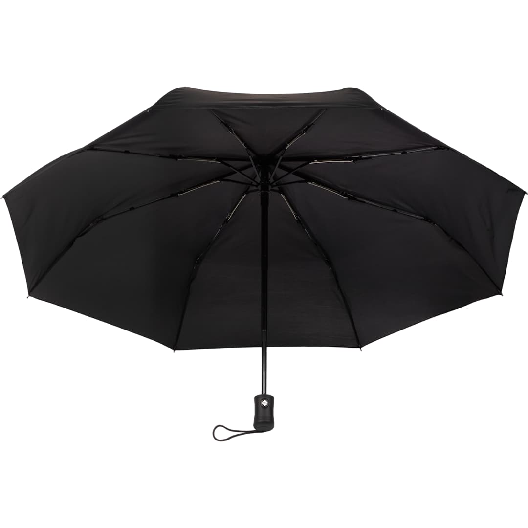 Front View of Black 42" Weather Station Auto Open/Close Folding