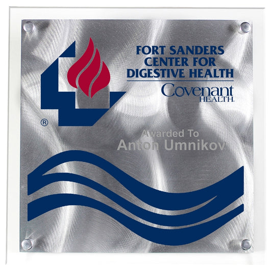 Deco Series Laser Engraved Plaque (8"x8")