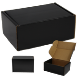 Black 9 X 6.5 X 4" Black Mailer Box