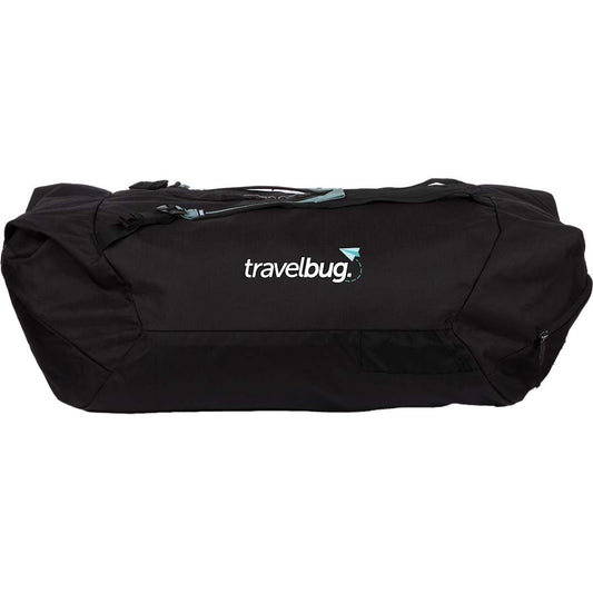 Front View of Black Thule Go Pack Duffle