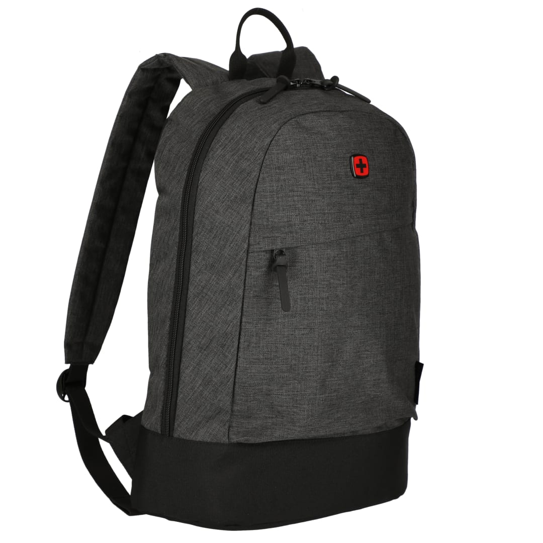 Black Wenger Recycled Rush 15" Laptop Backpack