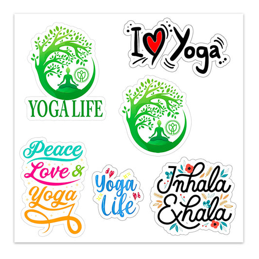 "CustomCut ™" Clear Decal 4"x 6" Full Color Custom Shape Removable Vinyl Sticker Sheets