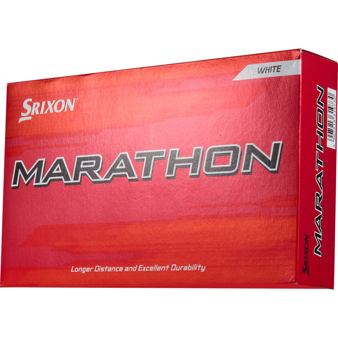 White Srixon Marathon Golf Balls - 15 Pack