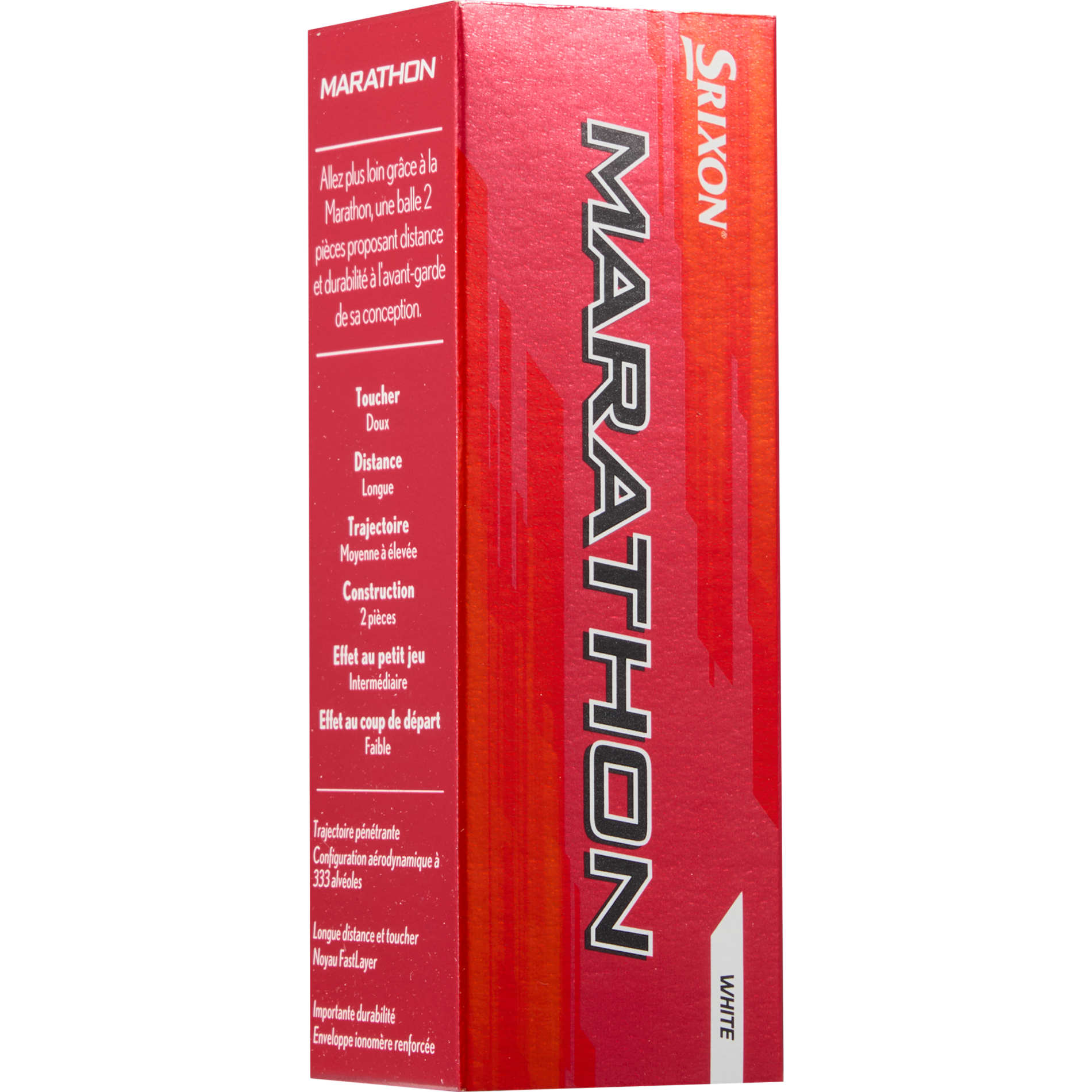 White Srixon Marathon Golf Balls - 3 Pack