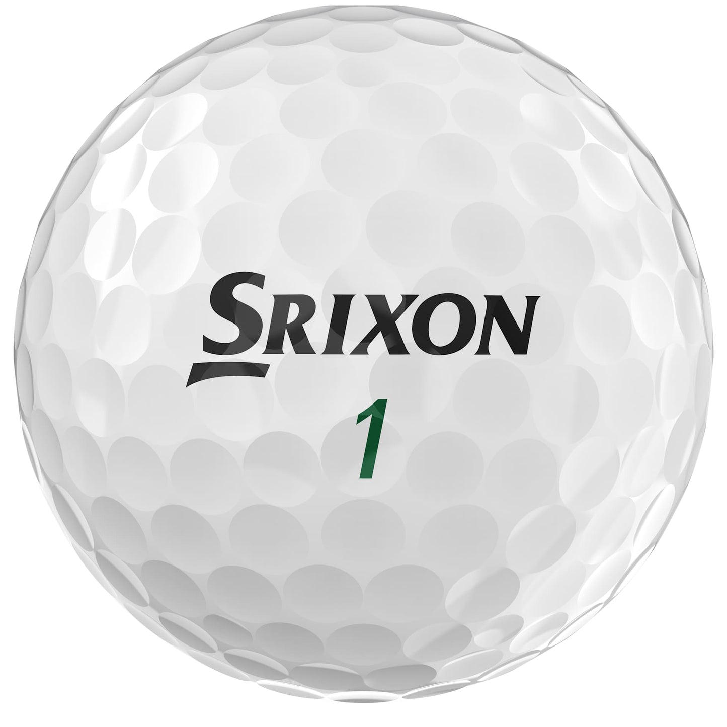 Rear View of White Srixon Soft Feel Golf Balls - 12 Pack
