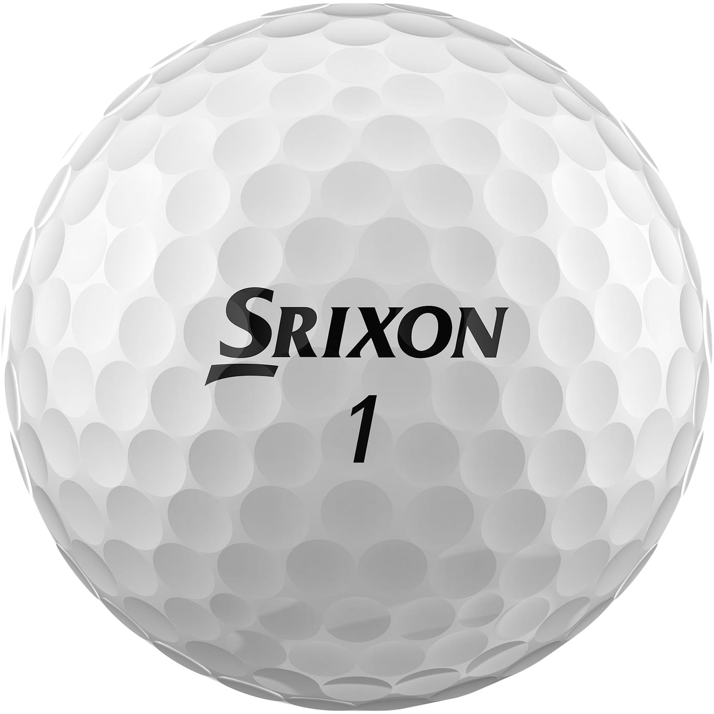 Rear View of White Srixon Z-STAR Golf Balls - 3 Pack