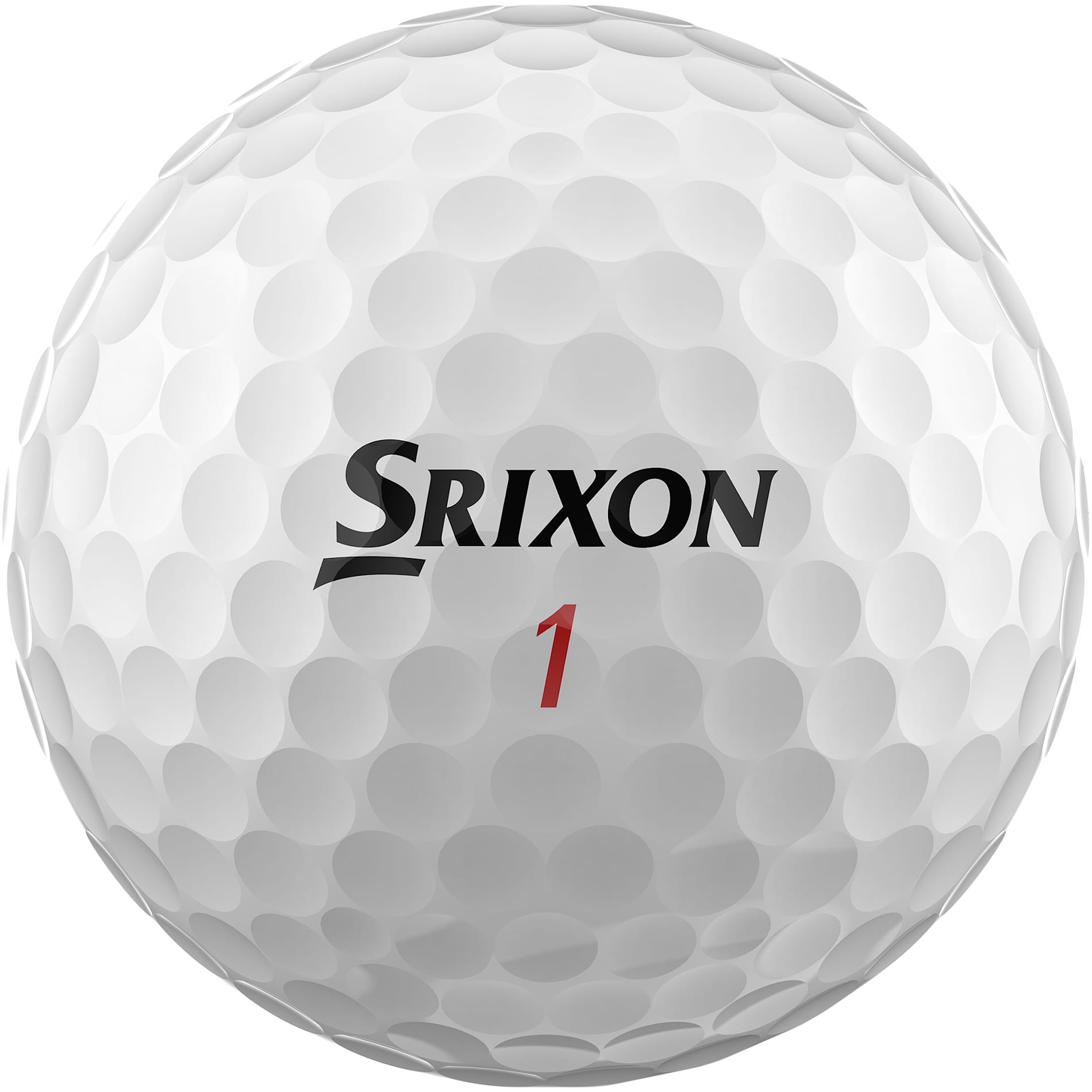 Rear View of White Srixon Z-STAR XV Golf Balls - 12 Pack