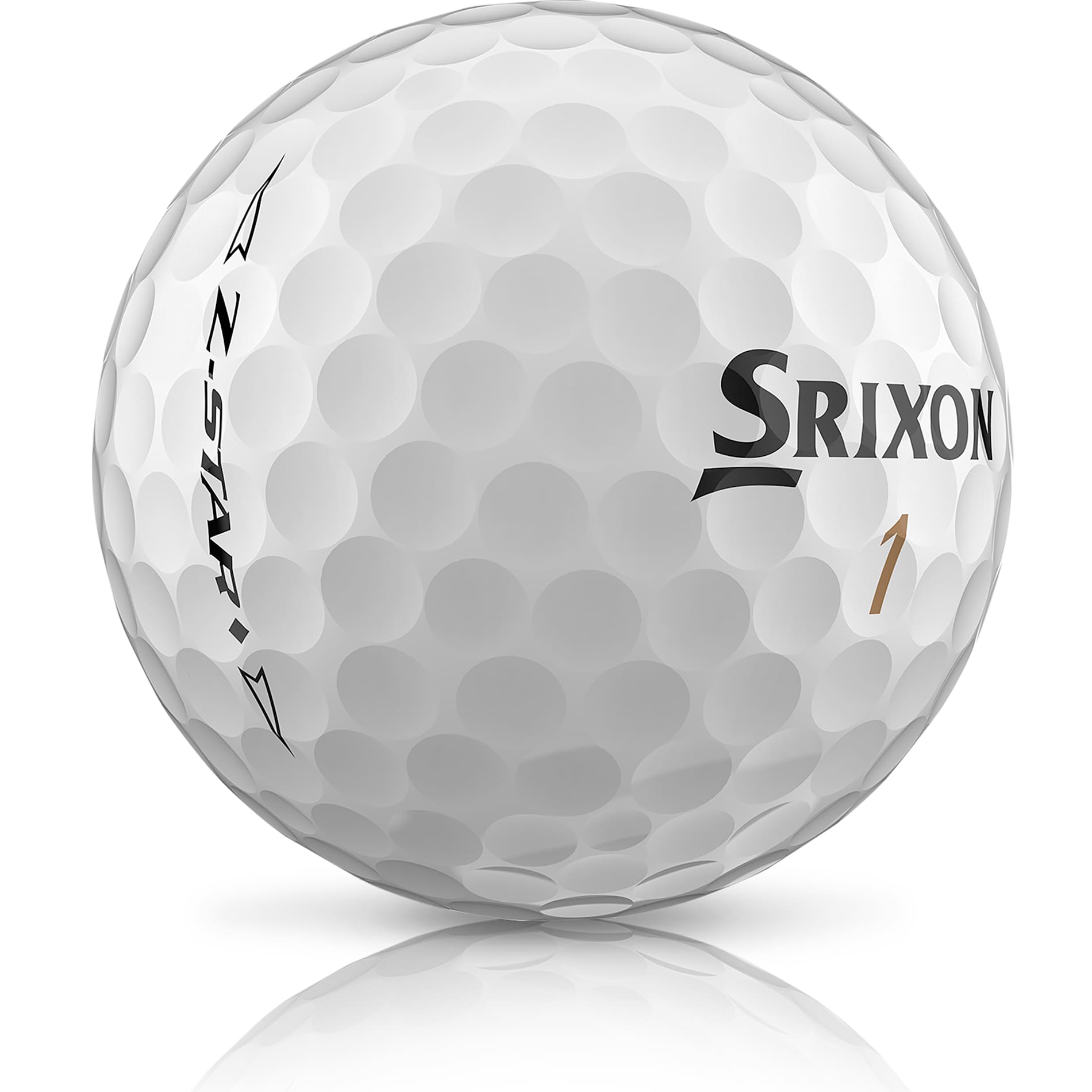 White Srixon Z-STAR DIAMOND Golf Balls - 12 Pack