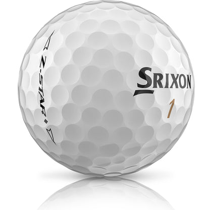 White Srixon Z-STAR DIAMOND Golf Balls - 12 Pack