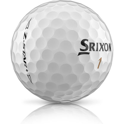 White Srixon Z-STAR DIAMOND Golf Balls - 3 Pack