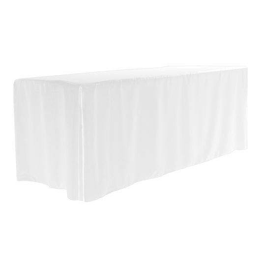 "Omaha Eight" 4-Sided Fitted Style Table Covers & Table Throws (Spot Color Print) / Fits 8 ft Table