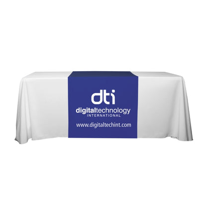 "Roger Eight" 90" L Table Runners (Spot Color Print) / Accommodates 3 ft Table and Larger
